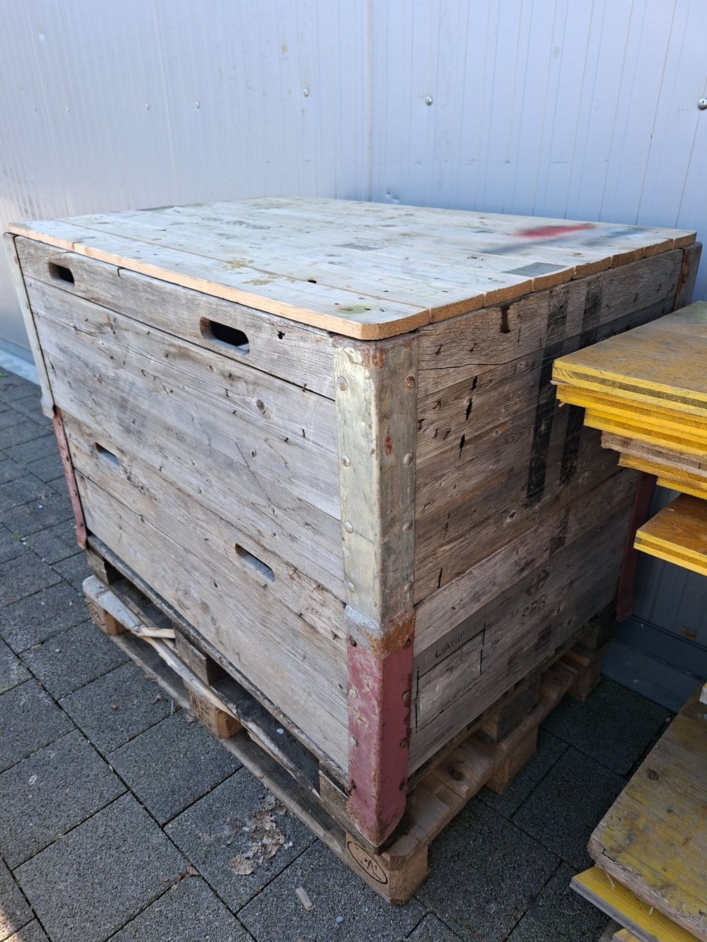 Paletten: 2x SBB Pallettenrahmen und 1x SBB Deckel – Gebraucht aus Attiswil von HTT78 3