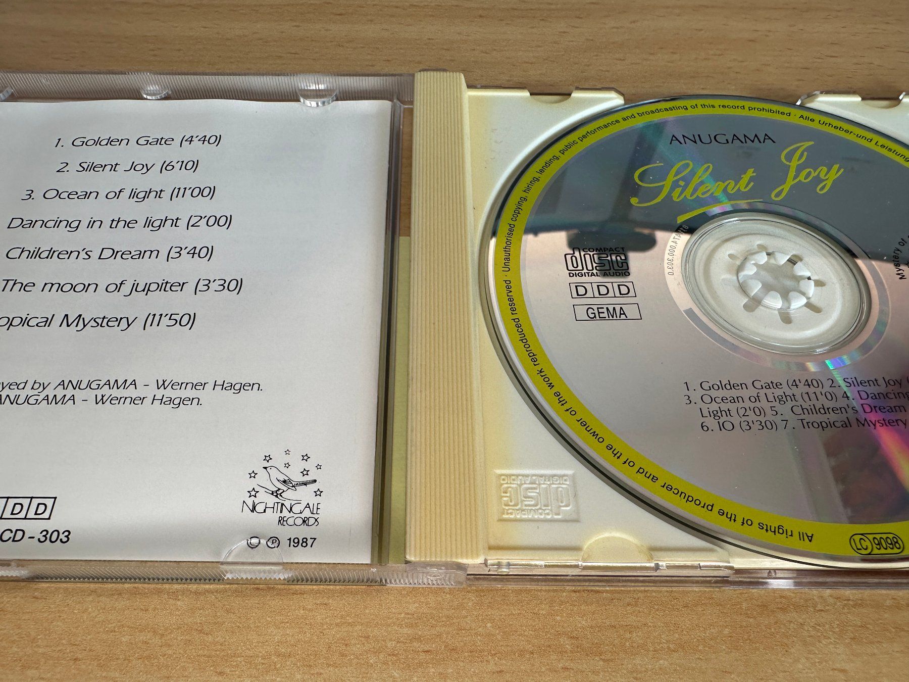 CD: Anugama – Silent Joy – Usato da Rikon im Tösstal venduto da Alpenmutz 2