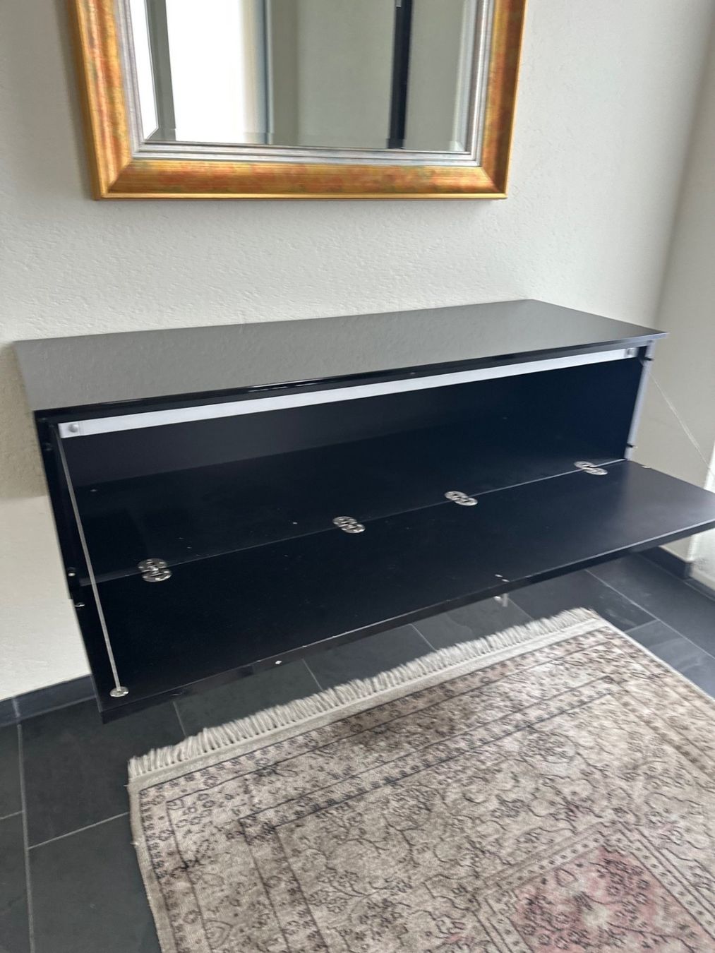 Cassettiere: Sideboard in Klavierlack schwarz 116 cm – Usato da Widen venduto da Rumpipumpo 1