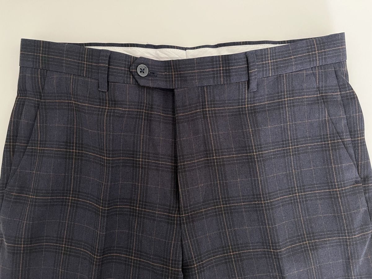 Next Hosen: Dunkelblau karierte Stoffhose - next – Neu (gemäss Beschreibung) aus Jonschwil von juliana_pluess 2