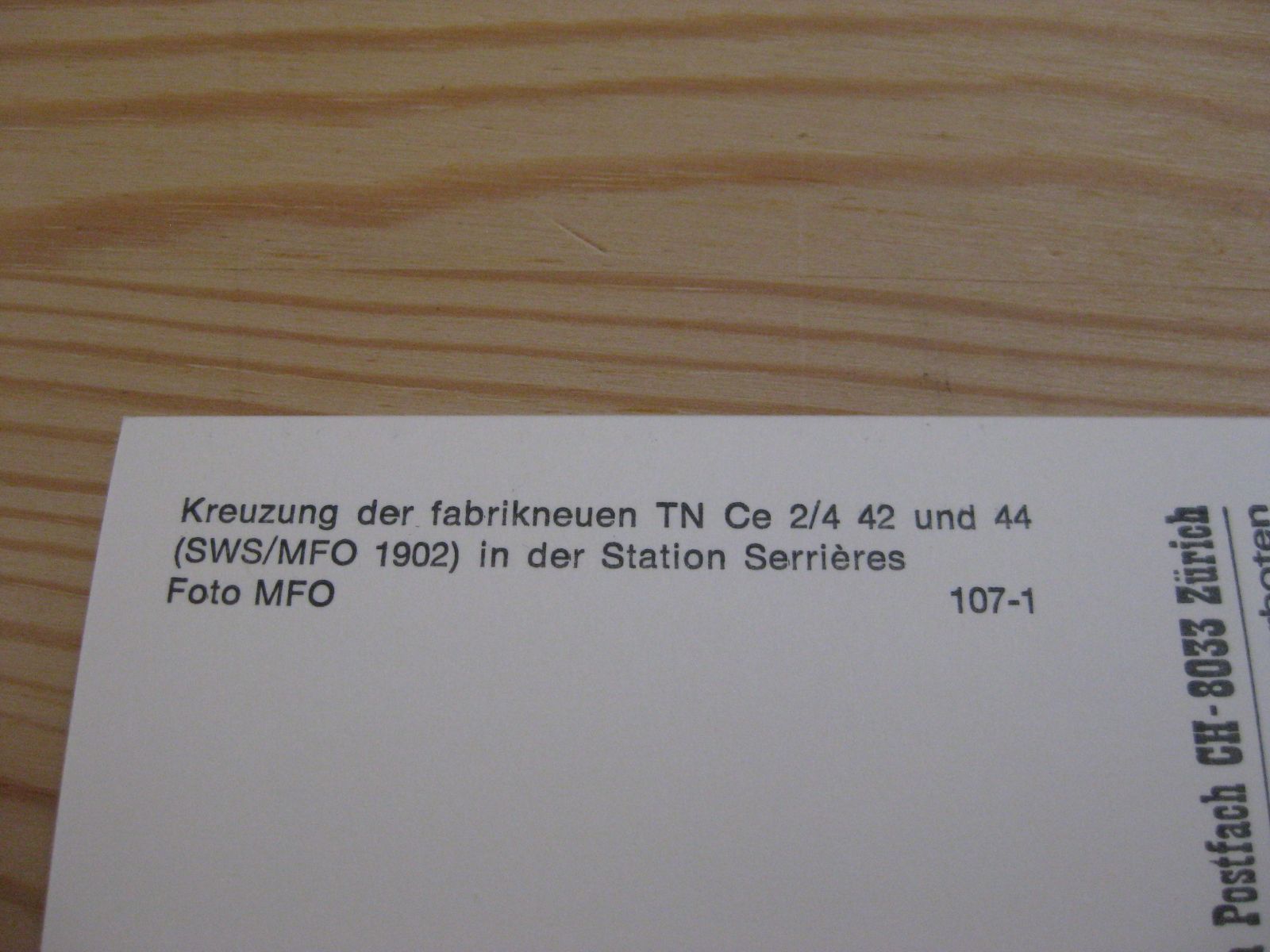 Cartoline postali: AK Serrières Bahnhof mit Tram – Nuovo (secondo la descrizione) da Malters venduto da Marosko 2