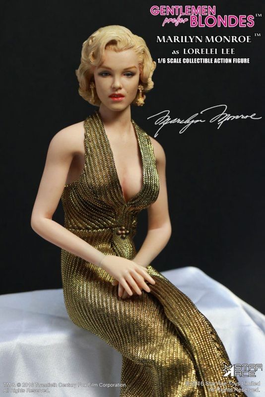 Giocattoli: 1/6 Marilyn Monroe "Lorelei Lee" Gold Dress ver. – Nuovo e nell'imballaggio originale da Vuadens venduto da Chouchoujapan 7