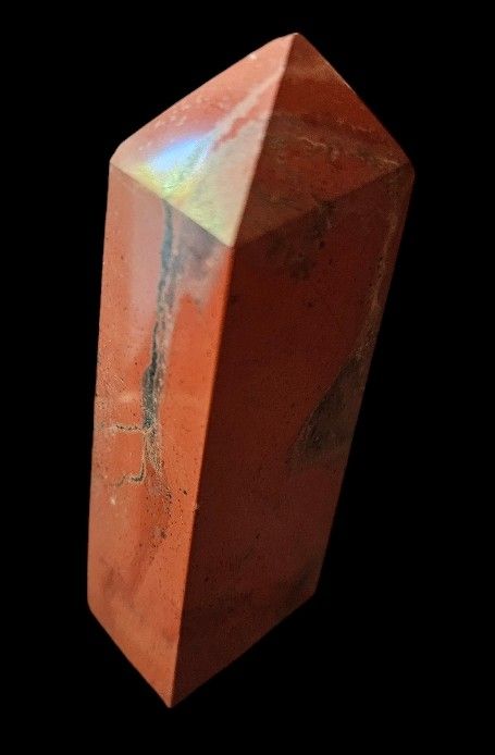 Mineralien & Heilsteine: Jaspe rouge pierre tour obelisk – Neu und originalverpackt aus Vernier von 19pigments