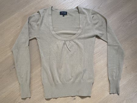 Neuwertiger beiger Pullover Marke Yendi Grösse S/M