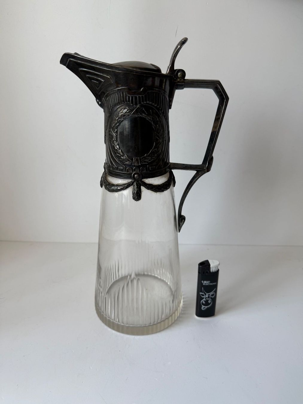 Caraffe: Antike Jugendstil Glaskaraffe – Usato da Zwingen venduto da moje1 3