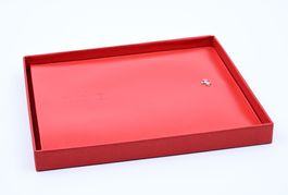 Ferrari F430 Spider VIP Dokumentenmappe rot Leder NEU