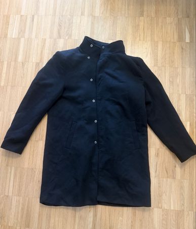 Manteau d'hiver élégant pour homme, taille XL, noir parfait