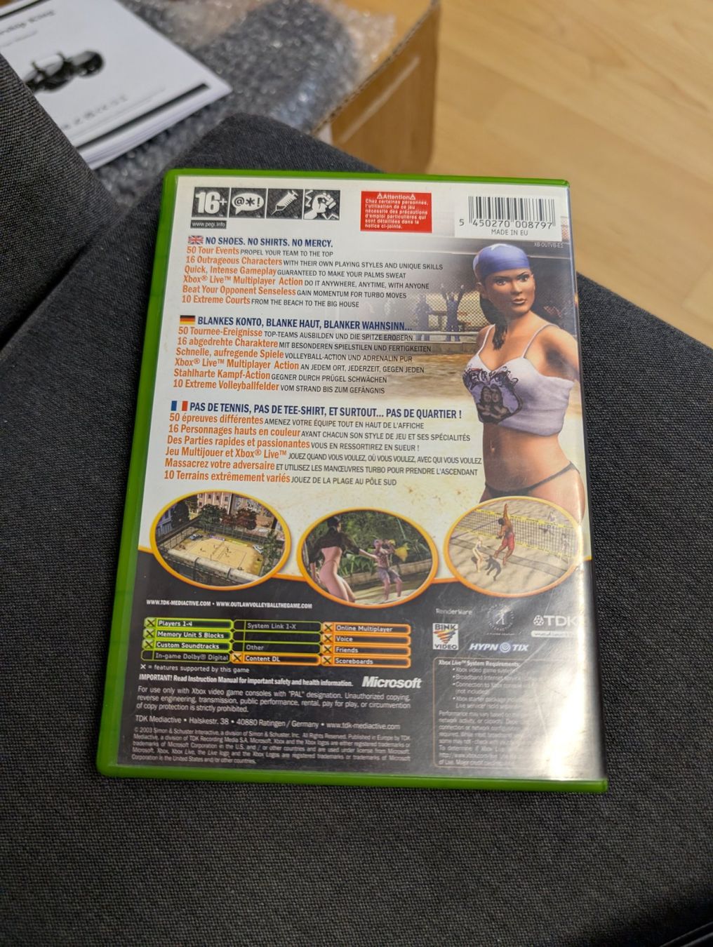 Spiele: Outlaw volleyball Microsoft Xbox – Gebraucht aus Giubiasco von Ticinerd 1