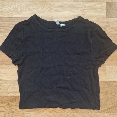 Croptop H&M Gr. M schwarz