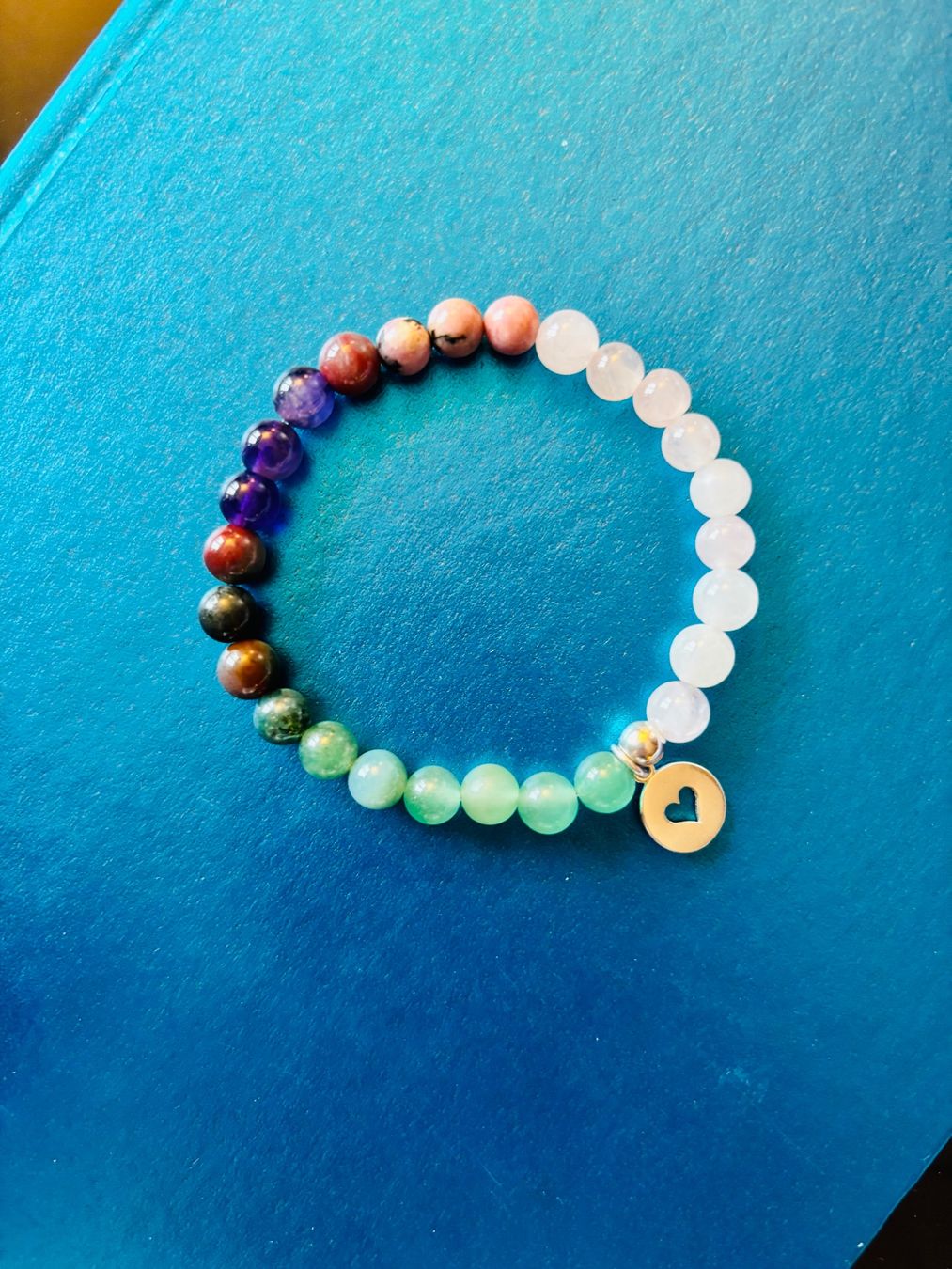 Minerali & Pietre curative: Wunderschönes Perlenarmband aus Heilsteinen – Nuovo (secondo la descrizione) da Wünnewil venduto da april24