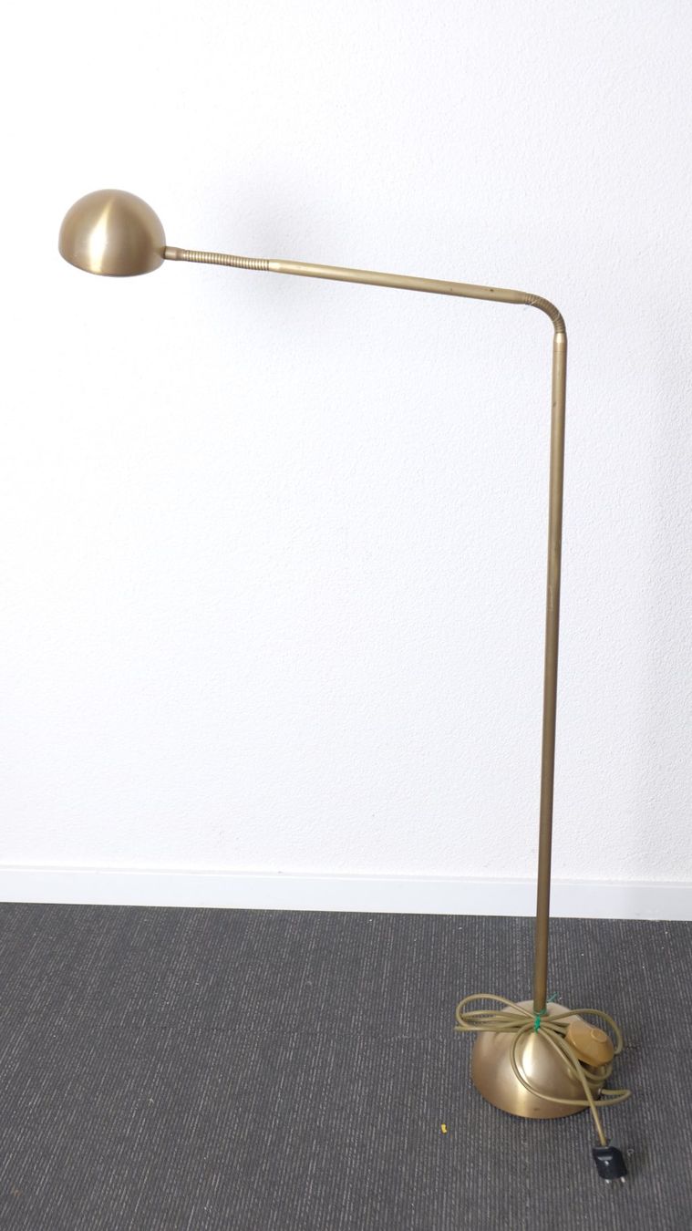 Lampade: Messing-Stehlampe - Vintage |  Leseleuchte - 1970er – Usato da Volketswil venduto da brockipfannenstil