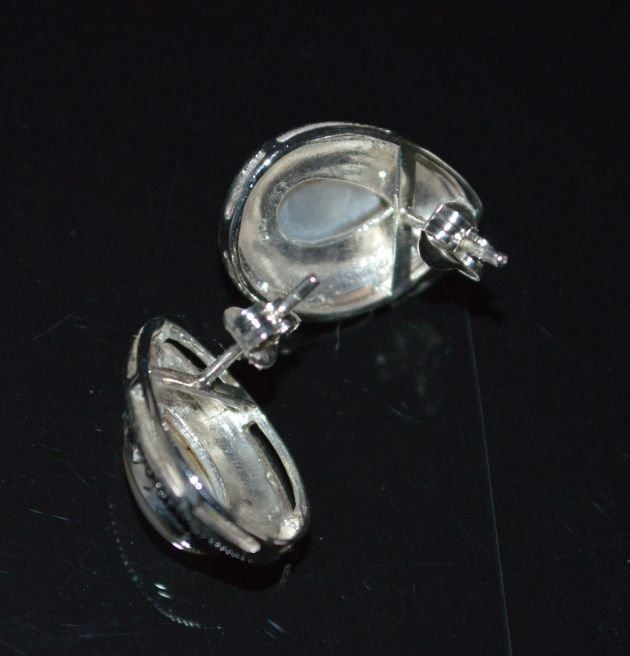 Orecchini pendenti & Orecchini a lobo: OHRSTECKER * MARCASITE & PERLMUT – Nuovo e nell'imballaggio originale da Berg TG venduto da marta970 1