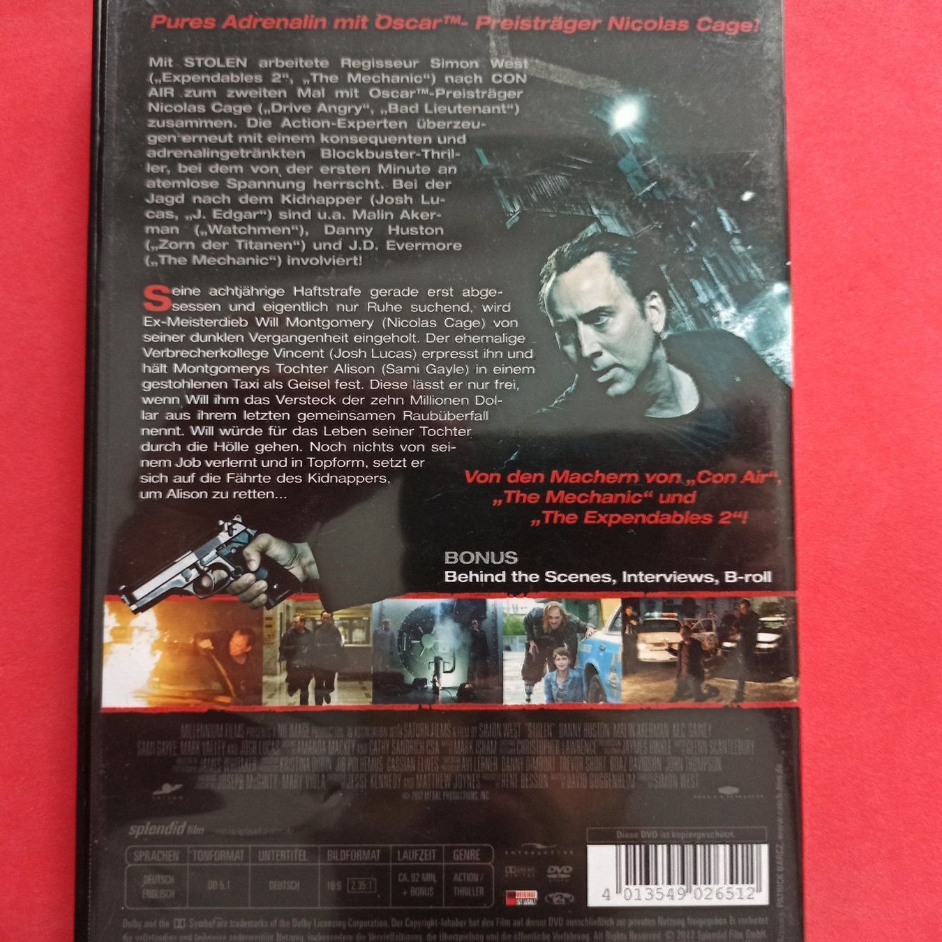 Alle DVDs: Stolen – Gebraucht aus Dübendorf von kb86_MOVIE 1