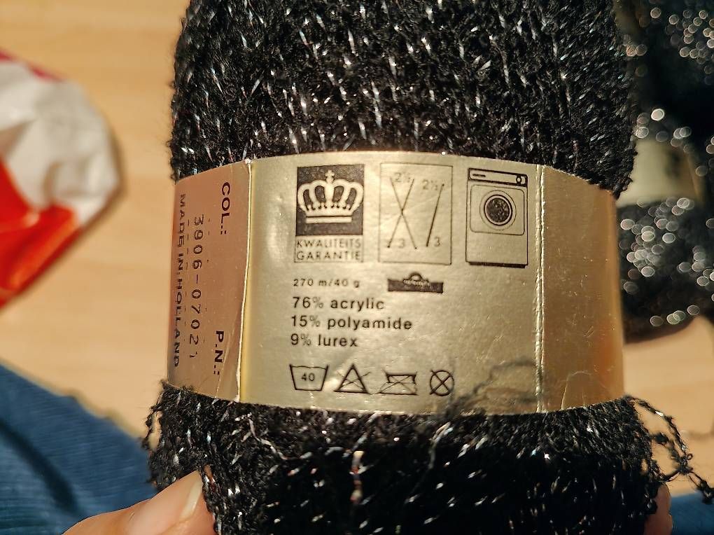 Lana: Effektgarn schwarz-silber – Nuovo e nell'imballaggio originale da Schiers venduto da ver_ddm2 1