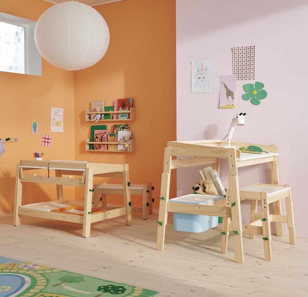Scrivanie: IKEA Flisat Kinderschreibtisch – Usato da Cham venduto da buushii 2