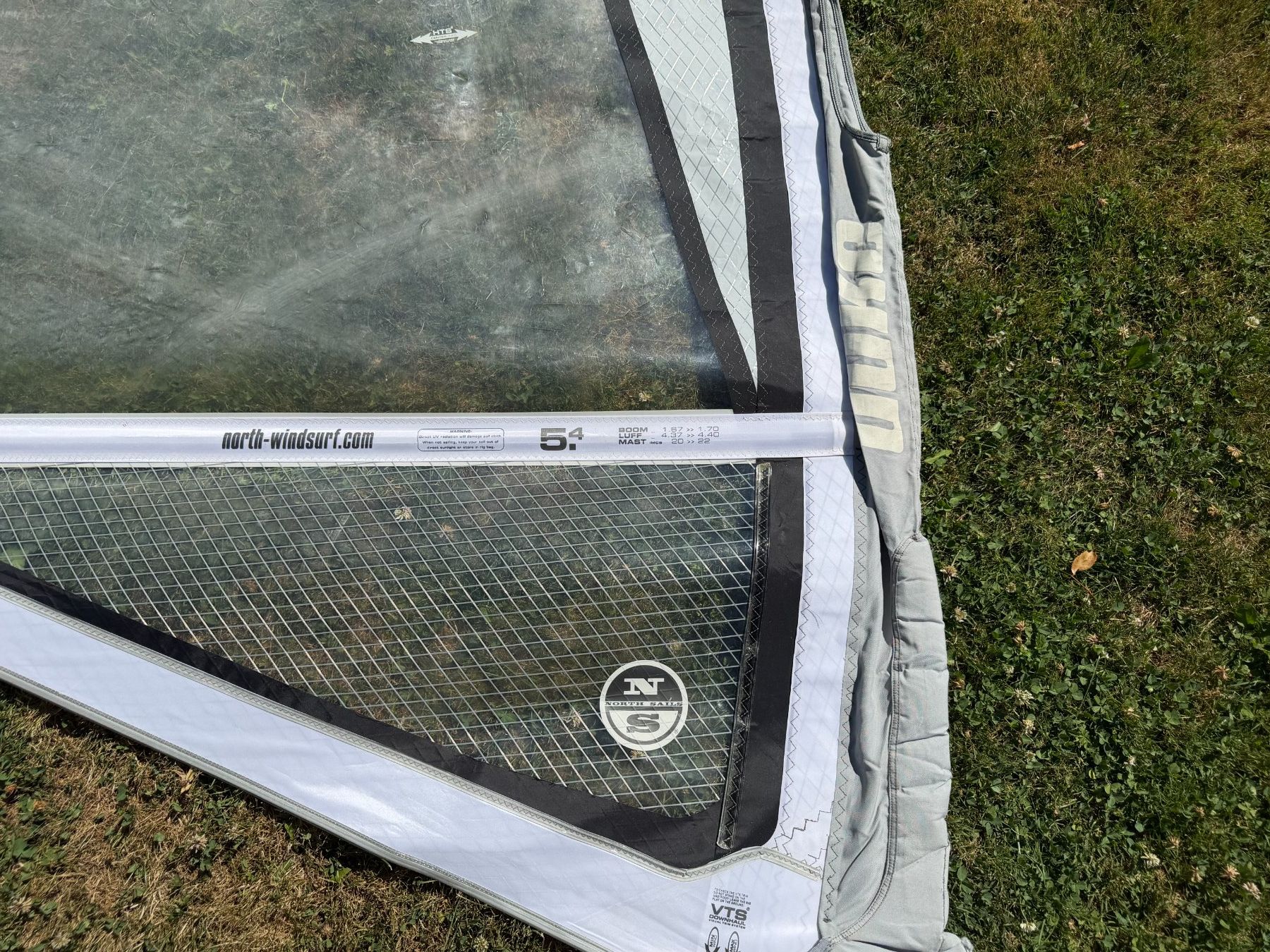 Tavole da surf e di nuoto: Windsurf Segel North Sails Duke 5.4 – Usato da Wilen b. Wil venduto da yes2598 2