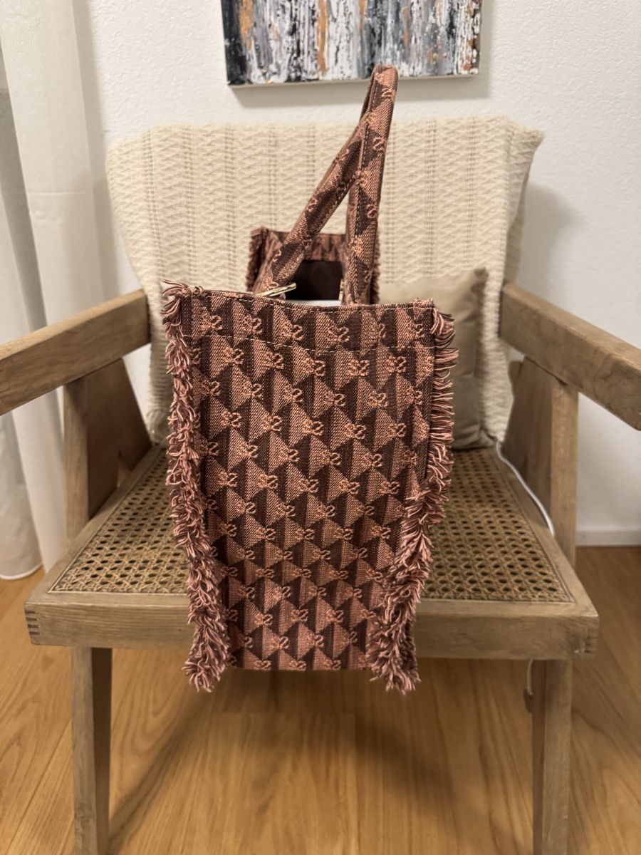 Sandro Taschen für Damen: Sandro Handtasche aus Baumwolle - Rosa – Gebraucht aus Fahrweid von meded 3