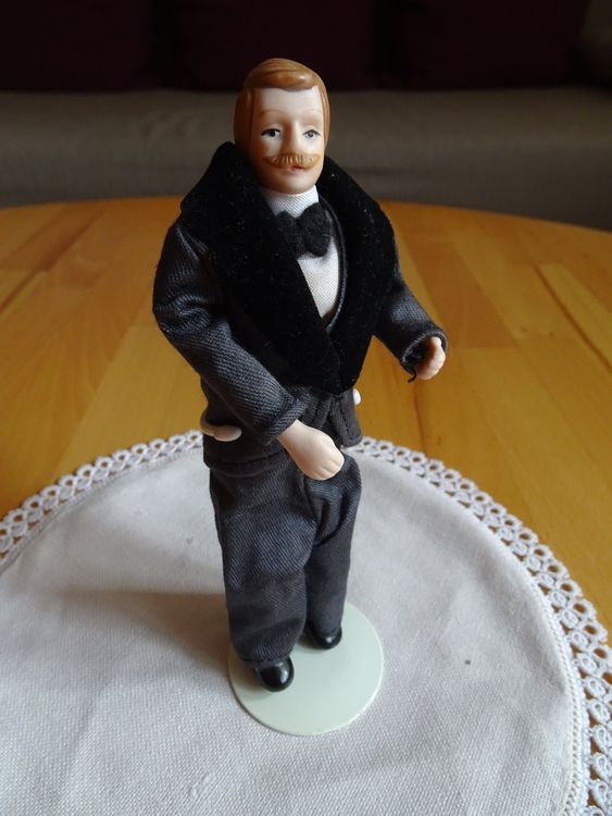 Melody Jane Puppenhaus-Figur – Altmodischer Arbeiter In Schürze, Harz, 1:12 Maßstab