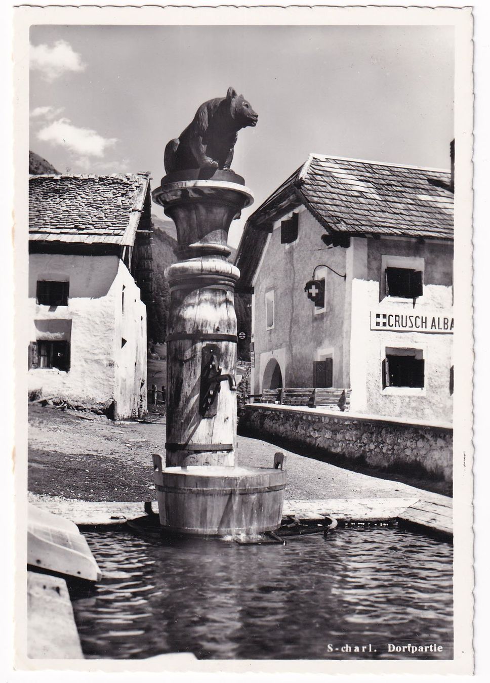 Cartoline postali: S-Charl. Dorfpartie. – Usato da Cormoret venduto da Pascalll2001