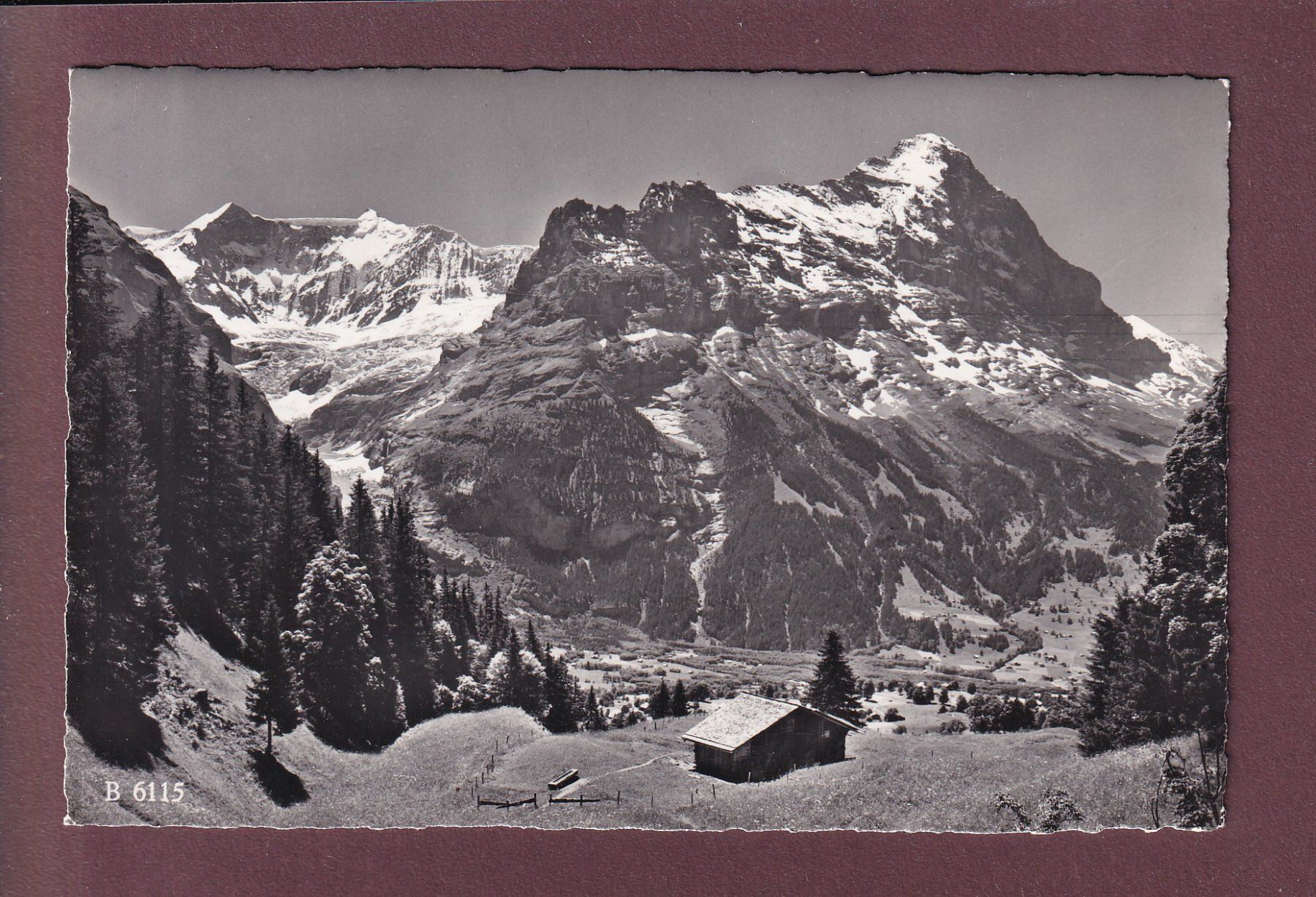 Cartoline postali: GRINDELWALD - Fiescherhörner – Usato da Pully venduto da nicecards