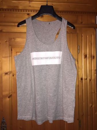 GYM TankTop - Grau - Grösse XL - Neuwertig