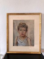 Alfons Purtscher "Kinderporträt" 1960