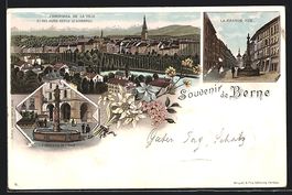 Litho Bern, Panorama de la Ville, La Gra