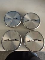 4x ACE Wheels Nabendeckel Felgendeckel Silber