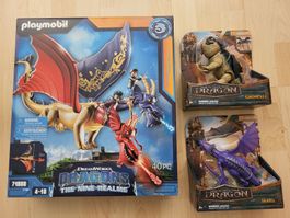 Dragons-Set Playmobil Wu und Wei und  Skrill und Gronickle