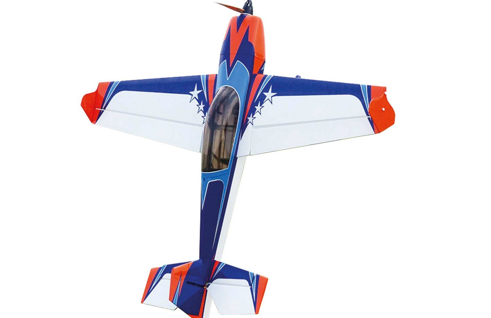 RC Modellbau: Extreme Flight 60" Extra 300-EXP V2 PLUS Orange/Blue/White – Neu und originalverpackt aus Lausanne von Techobby