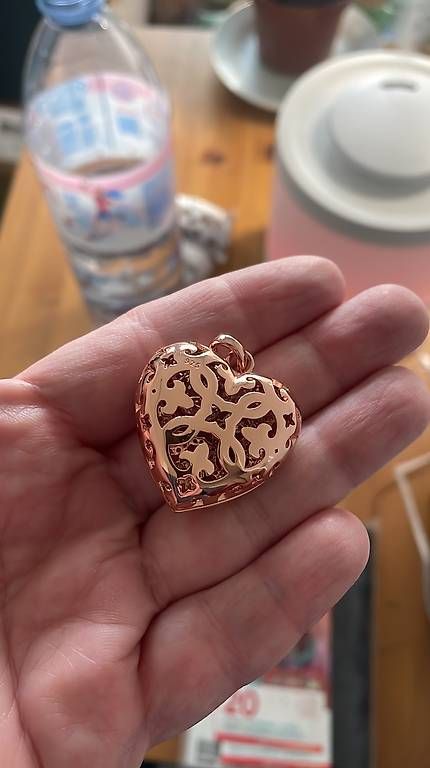 Ciondoli: Herz medaillon aufklappbar 925 silber rosé – Nuovo (secondo la descrizione) da Dübendorf venduto da rocki07 2