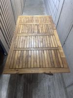 Gartentisch Holz Klappbar Gebrauchter Zustand 180x80cm