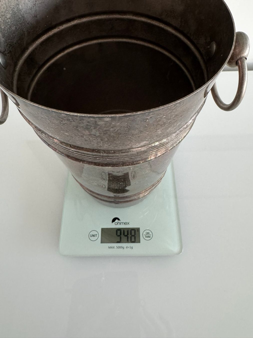 Sonstiges: Champagnerkühler / Weinkühler aus Silber, Vintage Stil – Gebraucht aus Uhwiesen von fel_5ghs 8