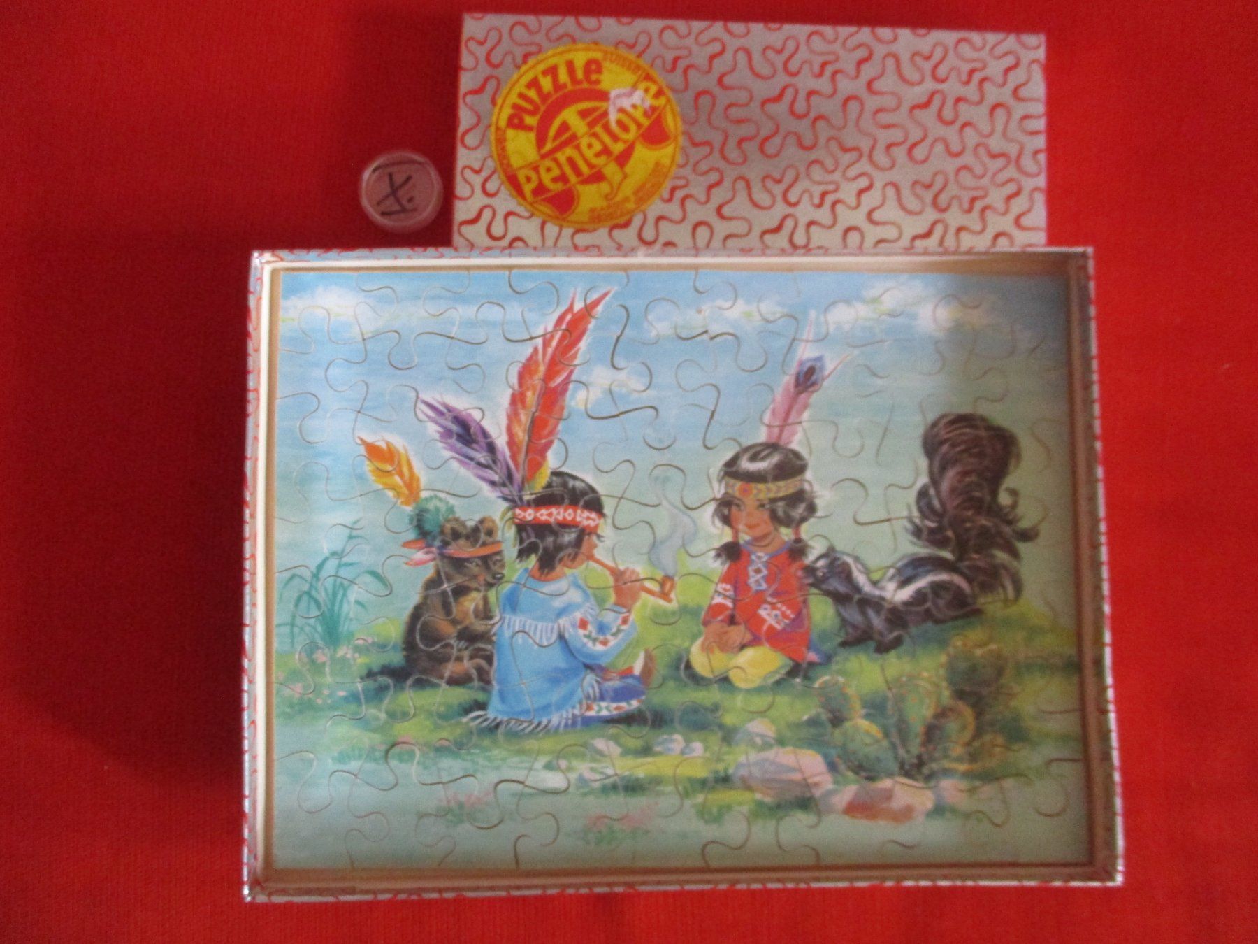 Penelope Puzzle: Penelope Holzpuzzle Indianer – Usato da Birsfelden venduto da alles-muss-raus