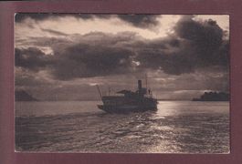 LAC LEMAN - Départ de bateau CGN