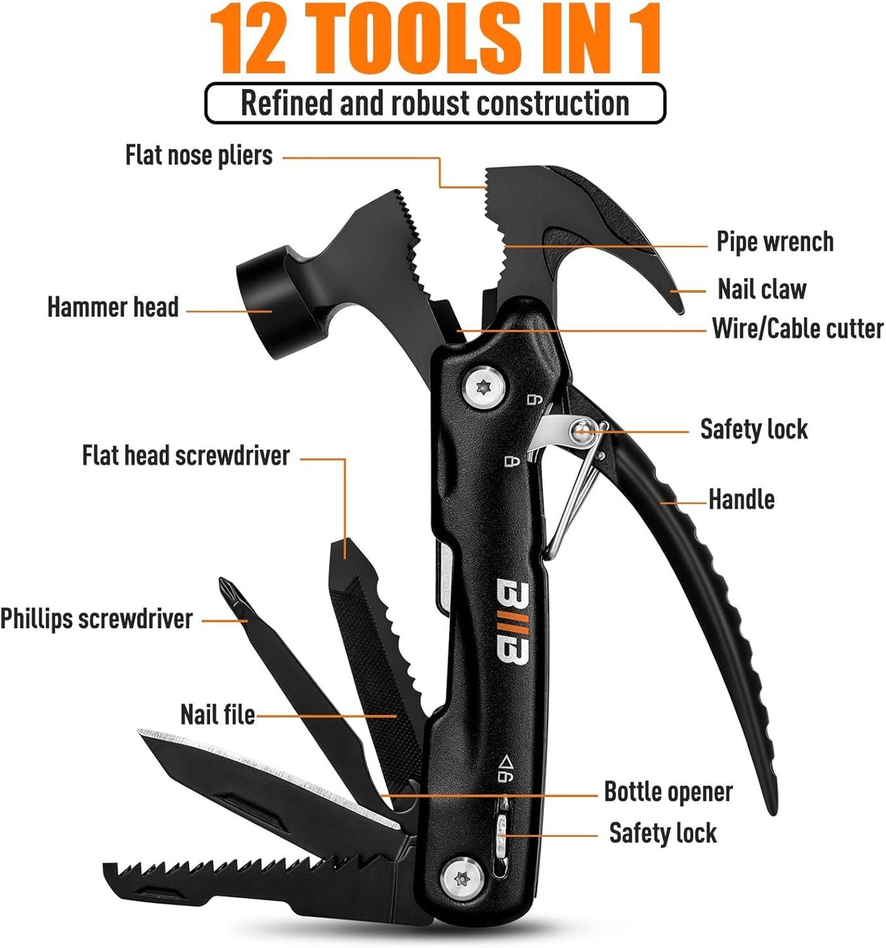Alle Werkzeuge: Multitool 12in1 Geschenk Männer Camping Werkzeug – Neu und originalverpackt aus Dietikon von Abverkauf10 2