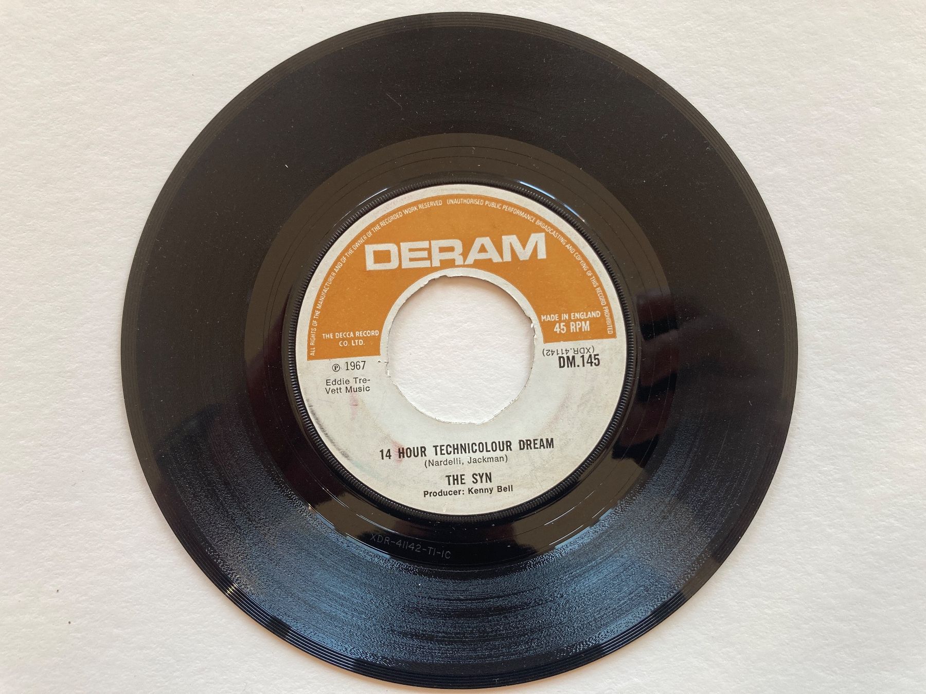 Dischi in vinile: The Syn, Flowerman, SINGLE, 1967, PSYCHEDELIC ROCK – Usato da Thun venduto da estrol 1