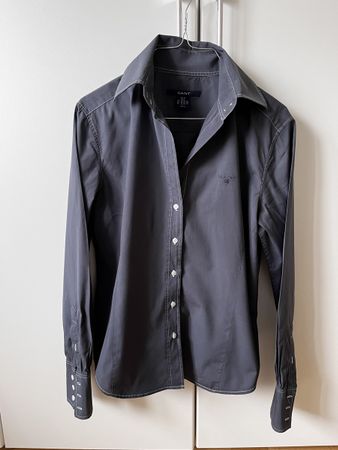 GANT Hemd Damen, Gr. 38, Grau,