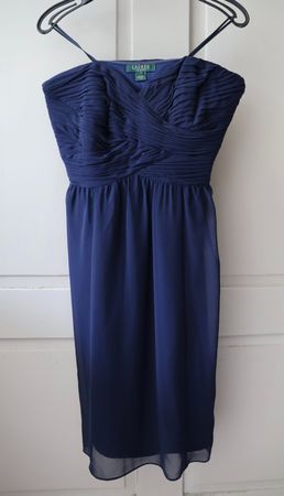 Marineblaues Ralph Lauren Cocktailkleid