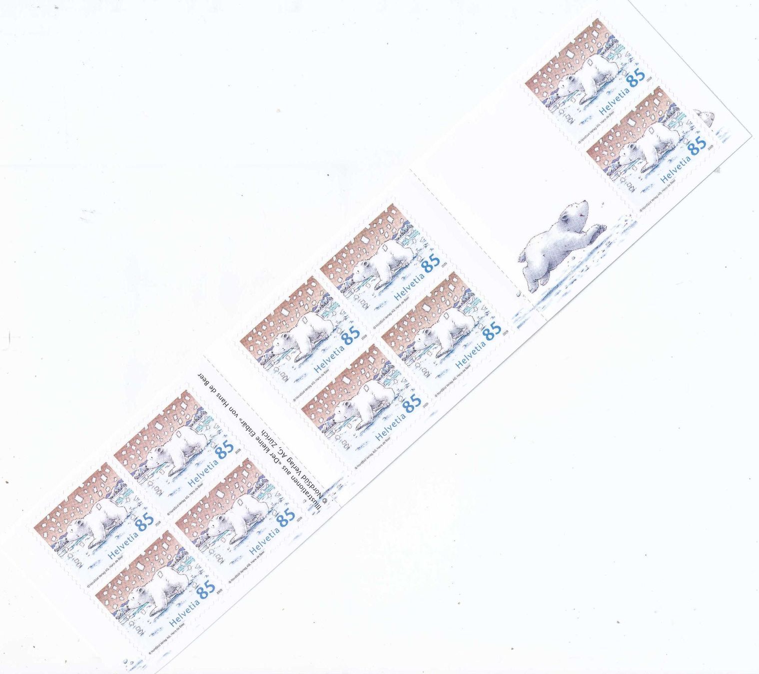 Alle Briefmarken: 2008 "Der kleine Eisbär", Markenheftchen, ** postfrisch – Neu (gemäss Beschreibung) aus Winterthur von Zupogeru 1