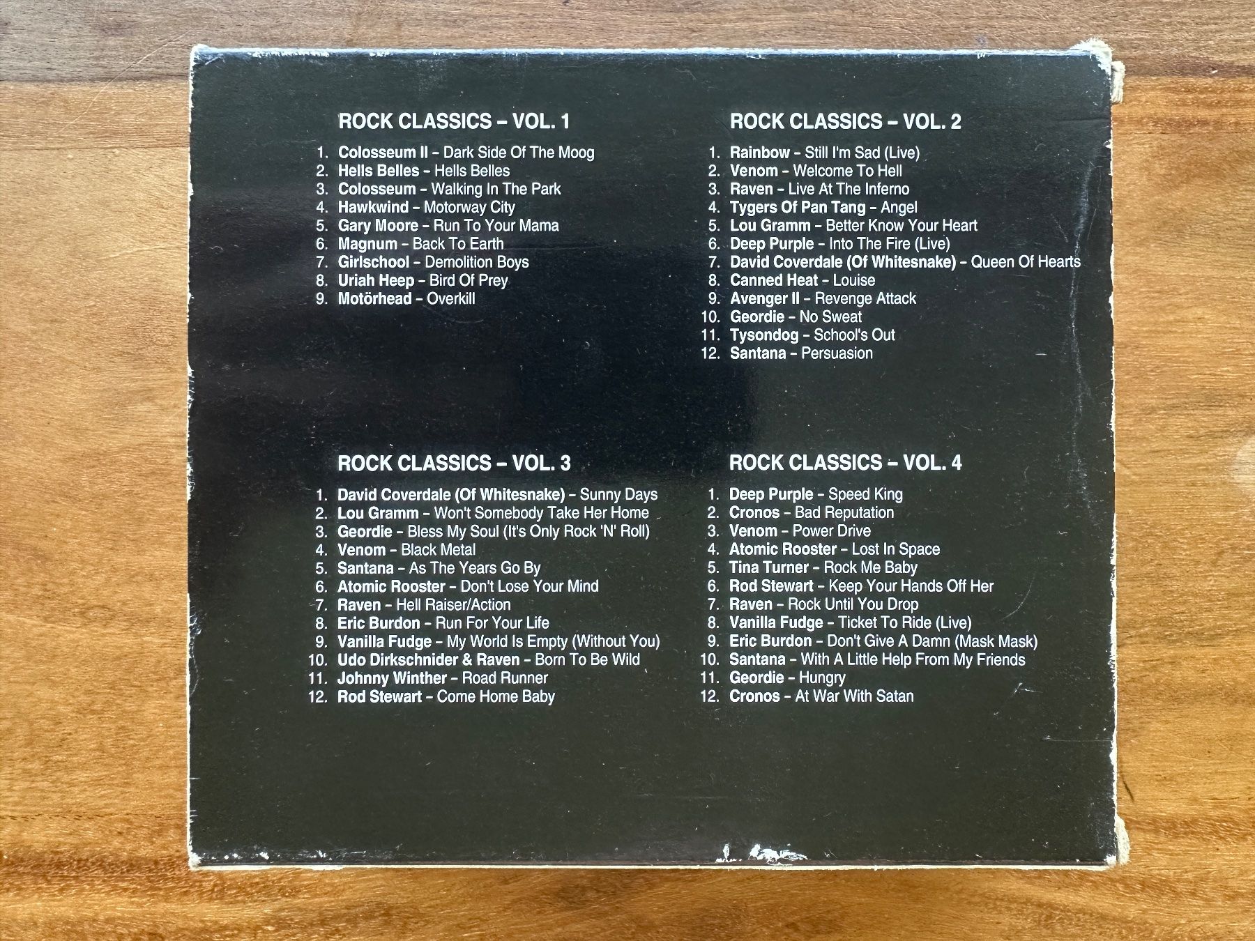 CD: Rock Classics - 4ever Collection 4CD Box – Usato da Horgen venduto da flyingpenguin2000 4