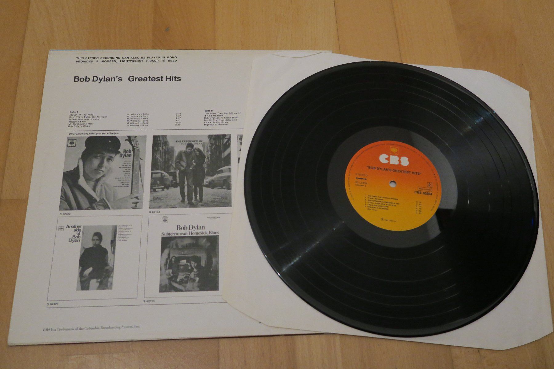 Dischi in vinile: Bob Dylan – Bob Dylan's Greatest Hits – Usato da Thun venduto da Karibu70 2