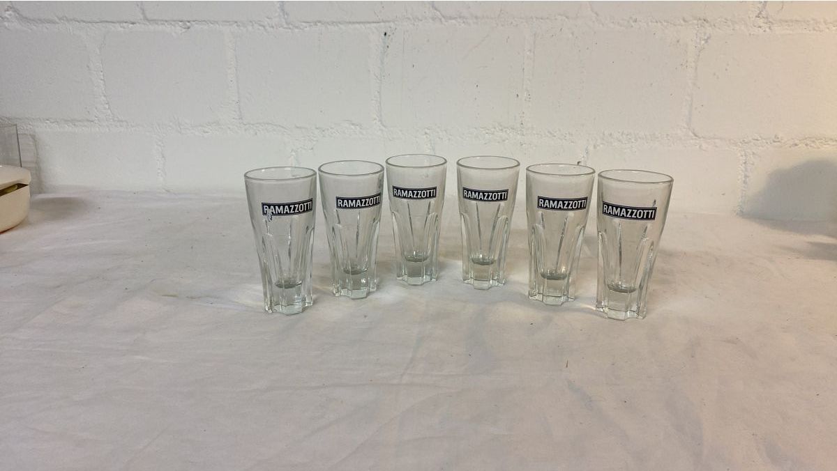 Verres: 6 Ramazotti Gläser – D'occasion à sursee par trilli-tralli