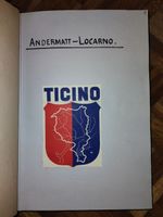 Antikes Photoalbum Andermatt Locarno Reisebericht Tessin