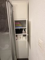 IKEA HÄLLAN Metallschrank weiss 200 cm Badschrank