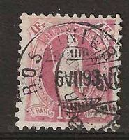 CH071c - Helvetia debout 71c  vollstempel Rossinière