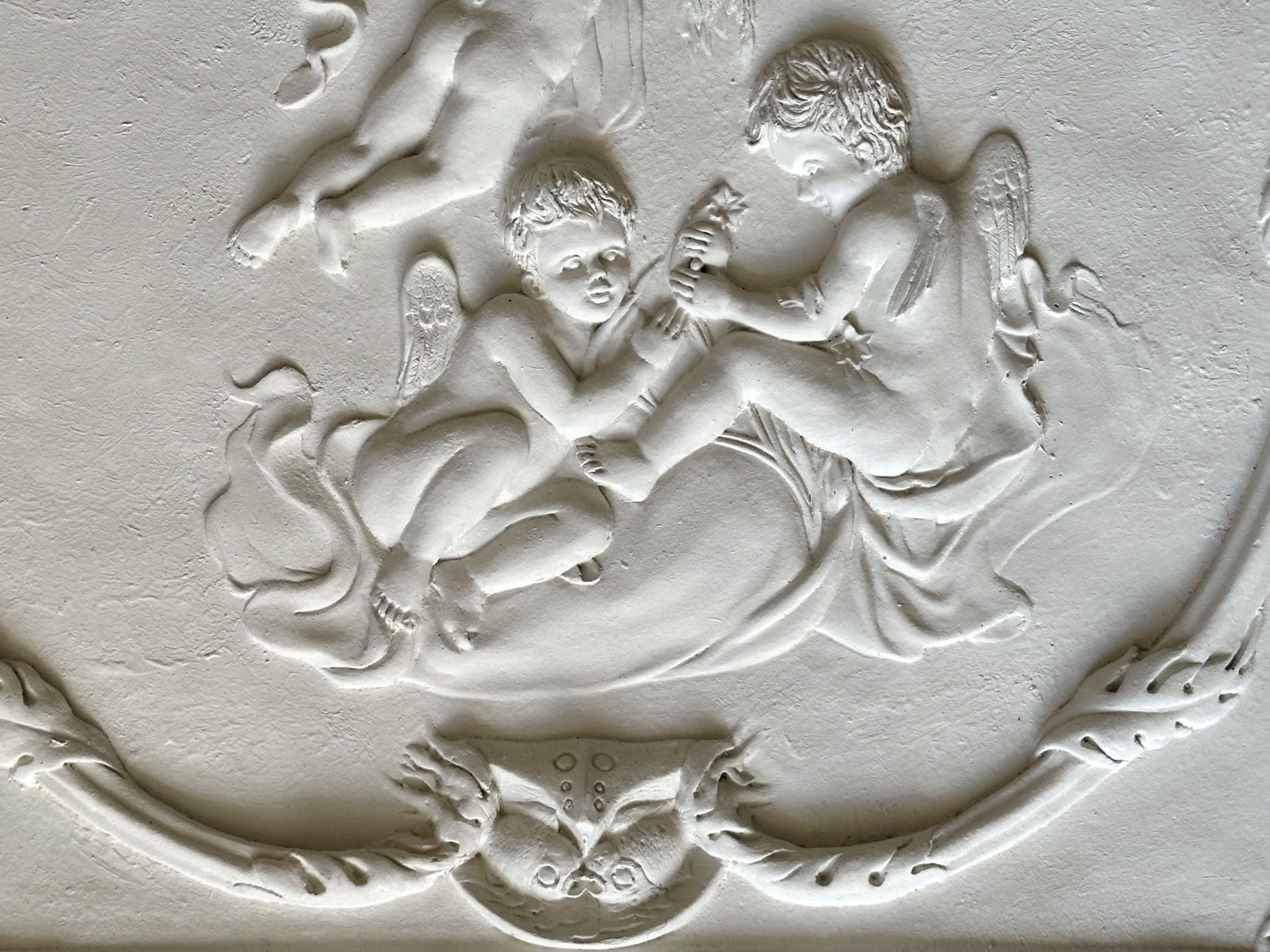 Foto & Immagini: Engelsbild mit wunderbarem Relief 3 Engel – Usato da Seltisberg venduto da quadartswiss 4