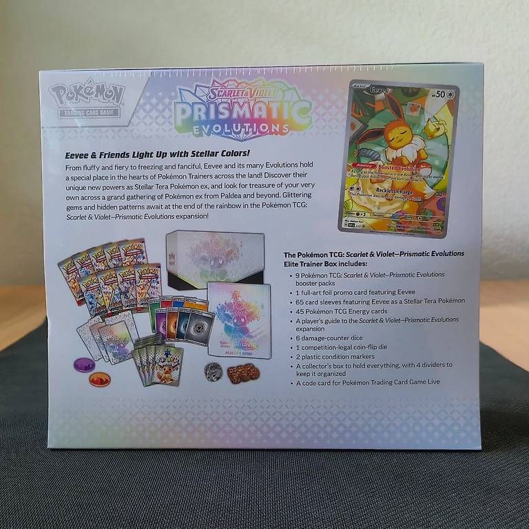 Pokémon Sammelbilder & Trading cards: Pokémon Prismatic Evolutions ETB eng – Neu und originalverpackt aus Basel von SwissVault 1