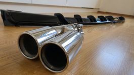 Heckdiffusor für BMW F30/F31 inkl. Doppelendrohr
