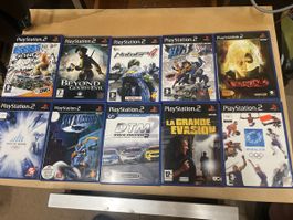 Lot de 10 jeux PlayStation 2